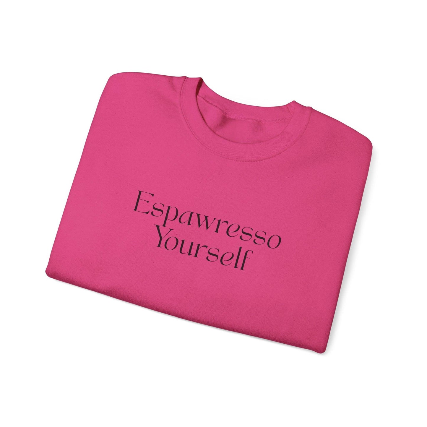 'Espawresso Yourself' Pug Crewneck Sweatshirt