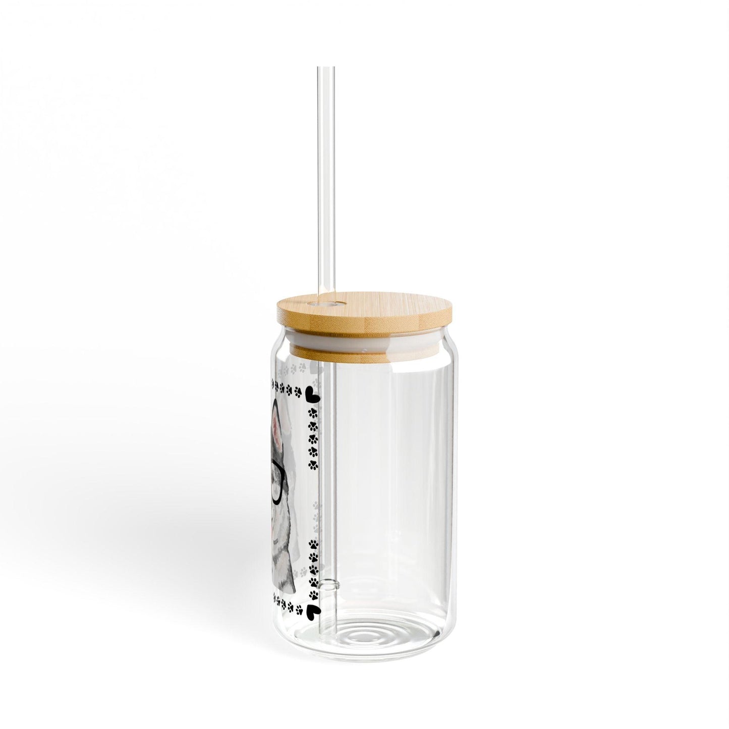 Geeky Good Siberian Husky Sipper Glass