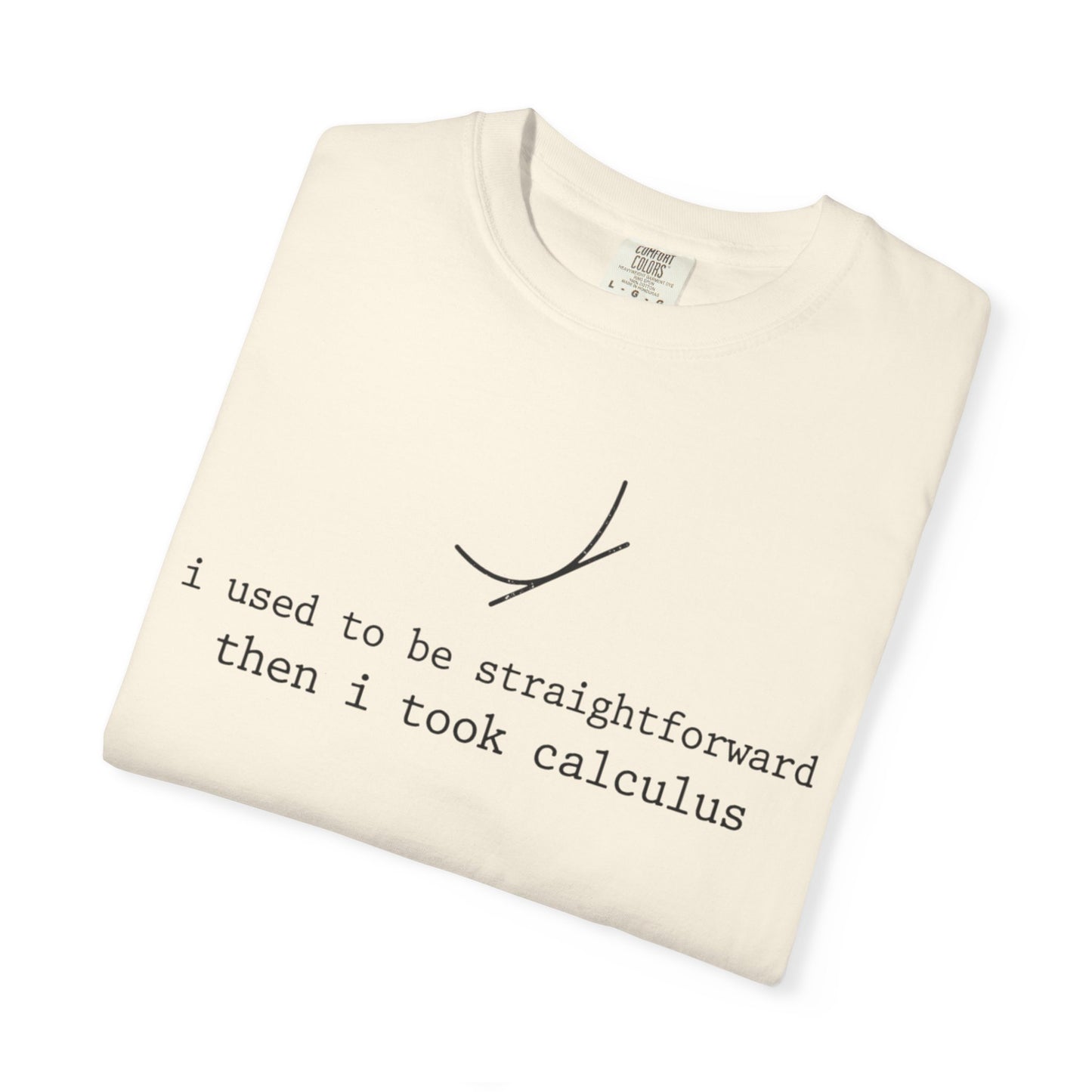 I Used to Be Straightforward Then I Took Calculus T-Shirt, Funny Math Pun Tee, Calculus Student Shirt, STEM Graphic Tee, Math Teacher Gift