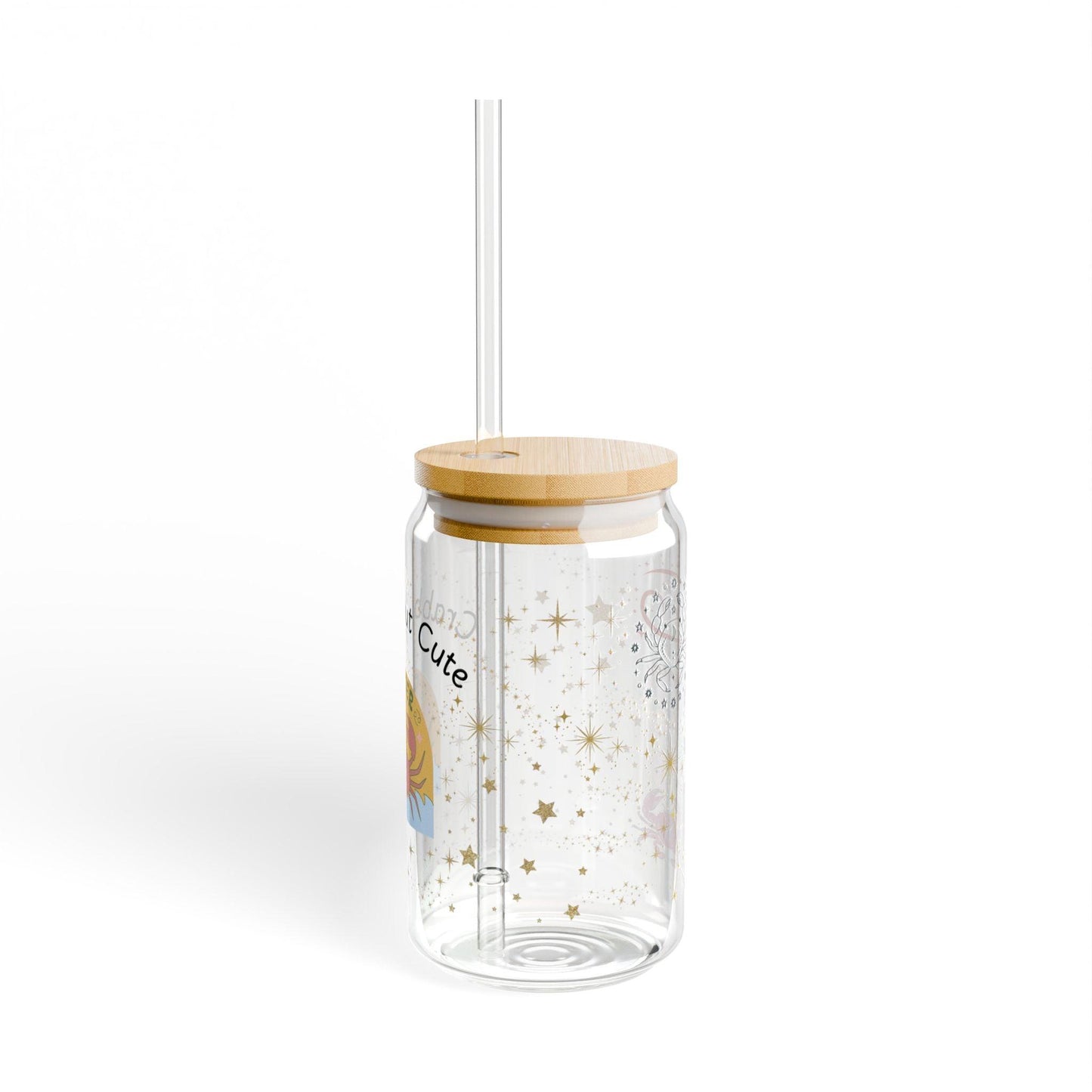 Cancer 'Crabby but Cute Cancer' Sipper Glass