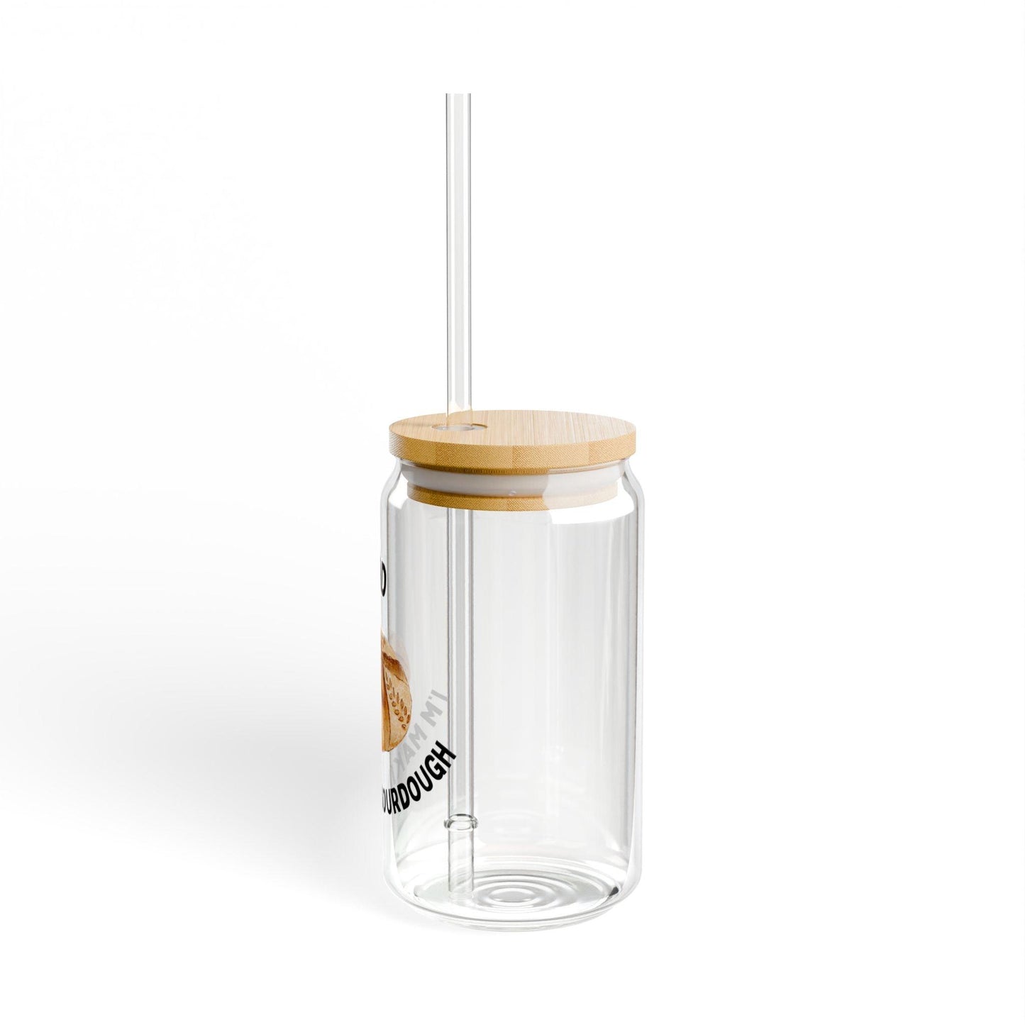 Sourdough Loaf Illustration Sipper Glass | 16oz