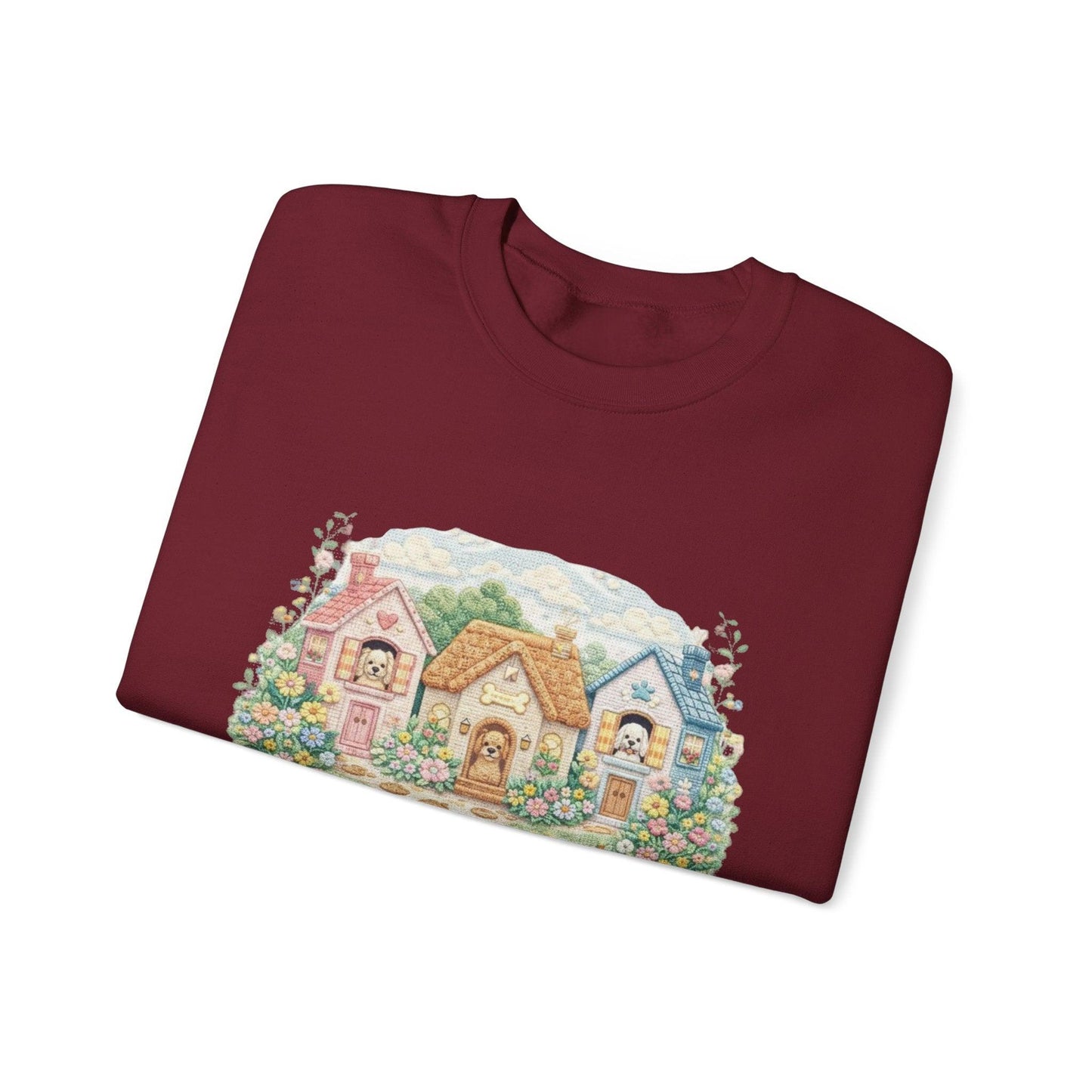 Cottagecore Sweatshirt, Floral Garden Cottage Crewneck, Cozy Vintage Pastel House Shirt