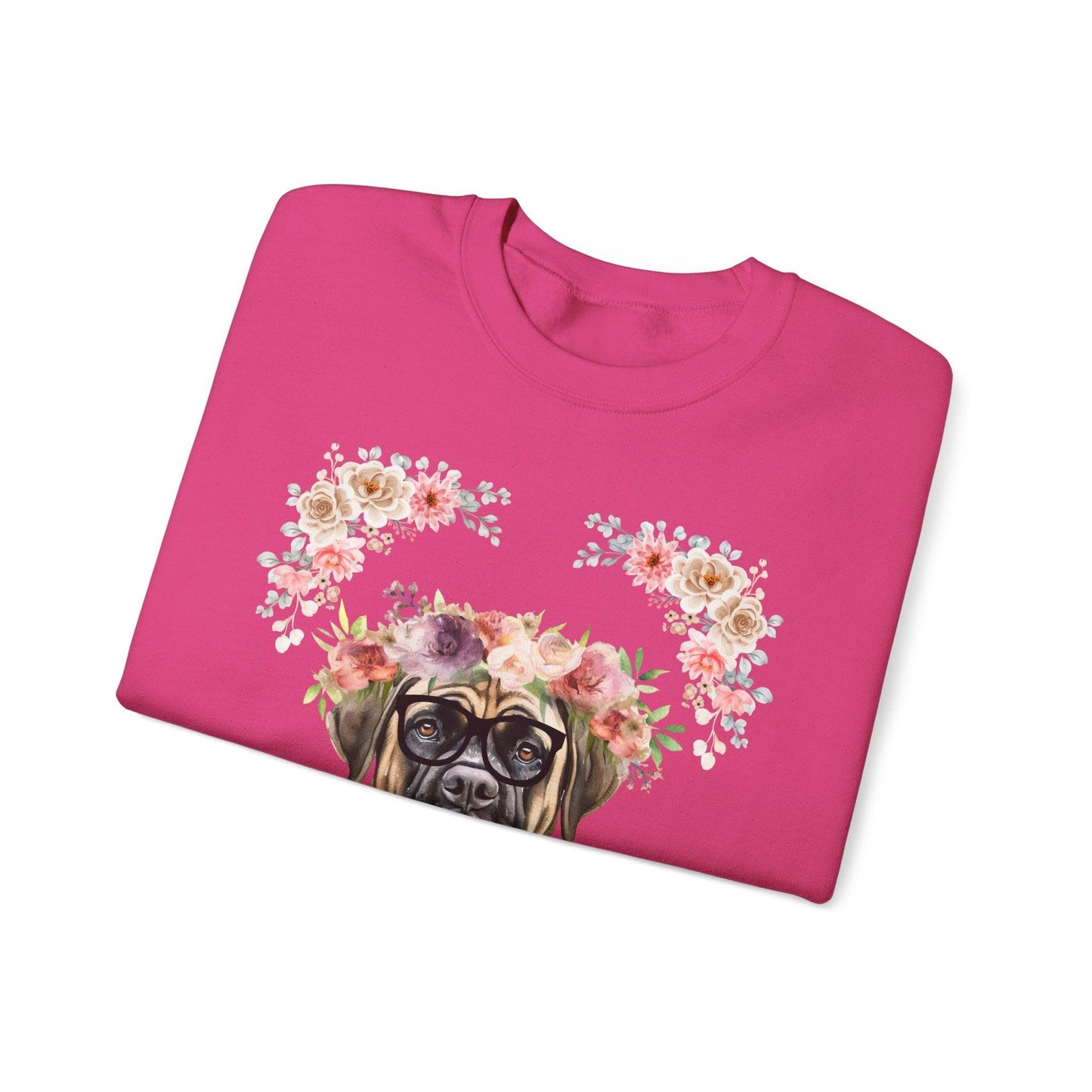 Geeky Goddess English Mastiff Unisex Crewneck Sweatshirt