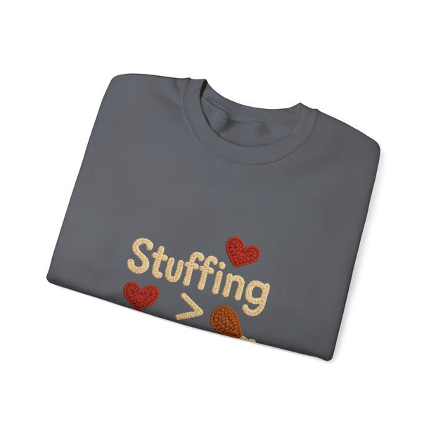 Stuffing Over Feelings Crewneck Sweatshirt | Funny Funny Thanksgiving Sweatshirt | Unisex Cozy Apparel | Holiday Gift for Foodies, [...]