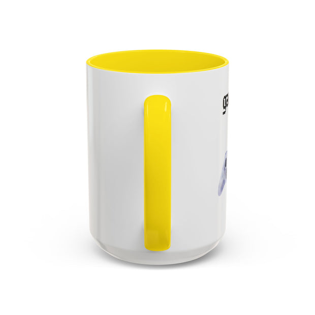 'Game On, Coffee First' Accent Coffee Mug