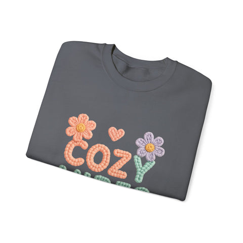 Cozy Vibes Sweatshirt - Perfect for Relaxing, Gifts, Spring Fashion, Casual Wear, Family Gatherings