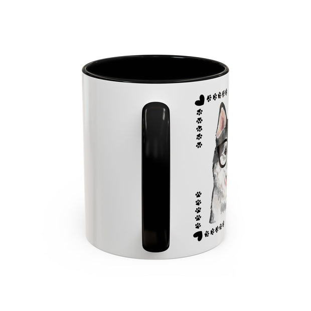 Geeky Good Siberian Husky Accent Coffee Mug