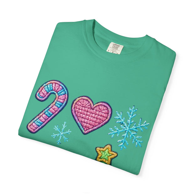 Festive Gamer T-Shirt, Christmas Tee, Gamer Shirt, Holiday Apparel, Unisex Christmas Gift, Cute Gaming T-Shirt