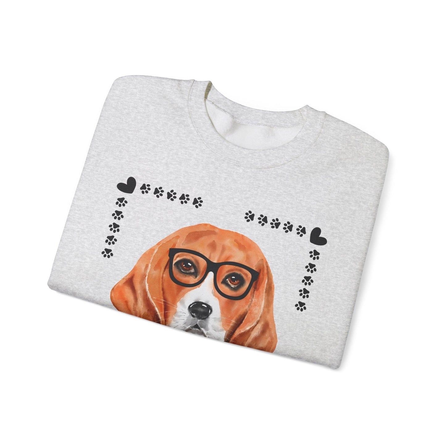 Geeky Good Beagle Unisex Crewneck Sweatshirt