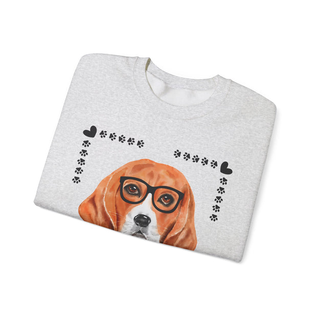 Geeky Good Beagle Unisex Crewneck Sweatshirt