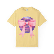 Pink/Purple Planet Wrapped In A Bow Unisex T-Shirt