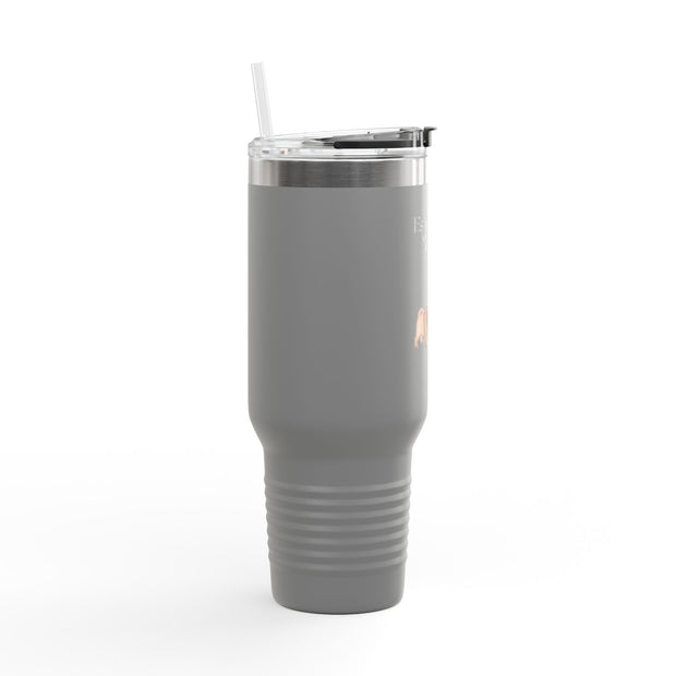 'Espawresso Yourself' Pug Insulated Travel Mug, 40oz