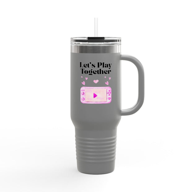 'Let's Play Together' Insulated Travel Mug, 40oz