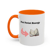 'Plot Twist Energy' Accent Coffee Mug