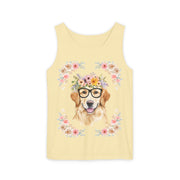 Geeky Goddess Golden Retriever Unisex Tank Top