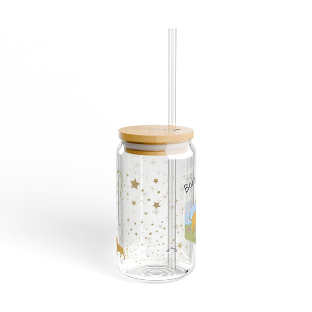Leo 'Born to Roar' Sipper Glass
