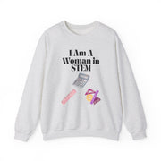 'I Am A Woman in STEM' Mathematics Unisex Crewneck Sweatshirt