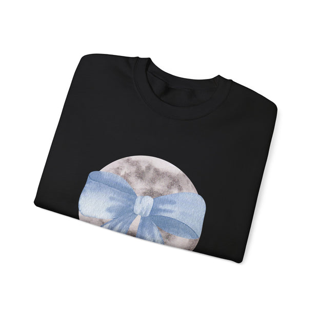Moon Wrapped In A Bow Unisex Crewneck Sweatshirt