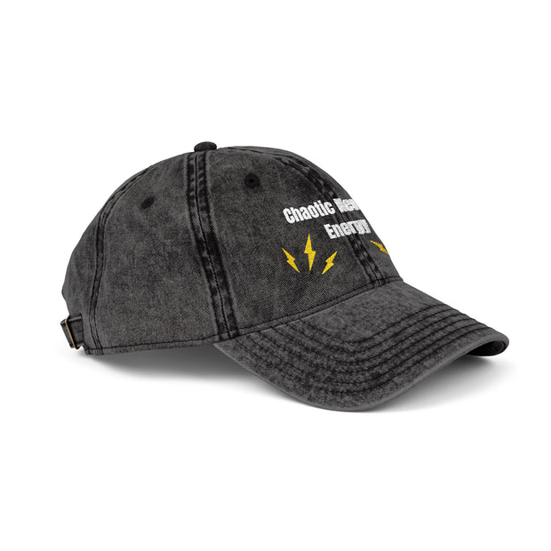 'Chaotic Neutral Energy' Vintage Embroidered Cap