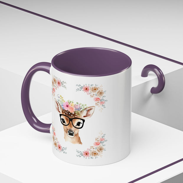 Geeky Goddess Deer Accent Coffee Mug