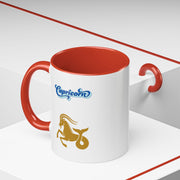 'Capricorn' Zodiac Accent Coffee Mug