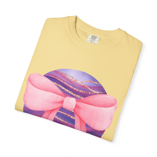 Pink/Purple Planet Wrapped In A Bow Unisex T-Shirt