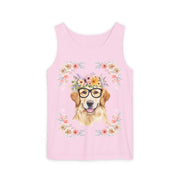 Geeky Goddess Golden Retriever Unisex Tank Top