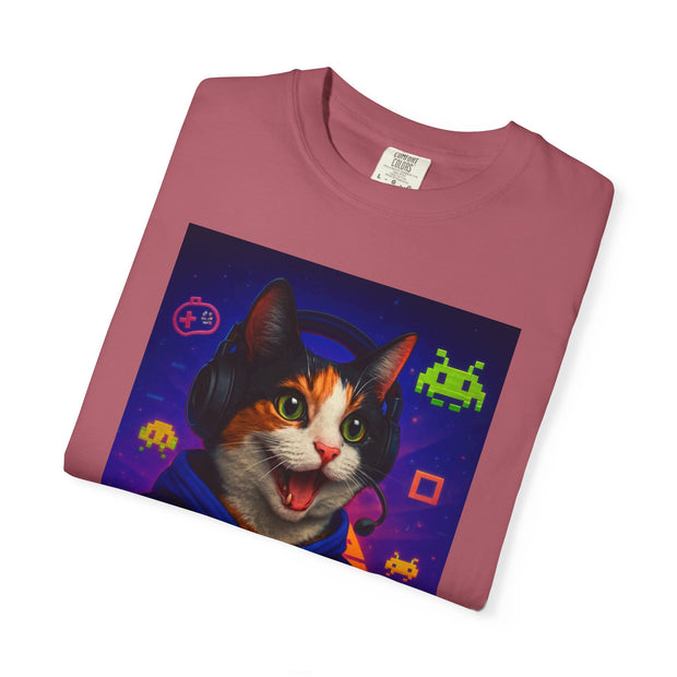Game On Tricolored Cat Unisex T-shirt