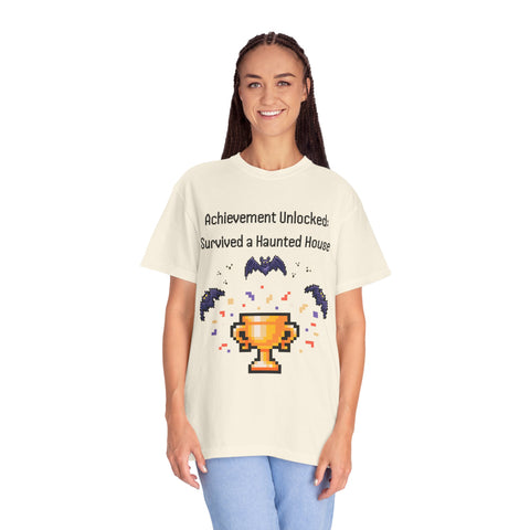 'Achievement Unlocked Haunted House' Unisex T-Shirt