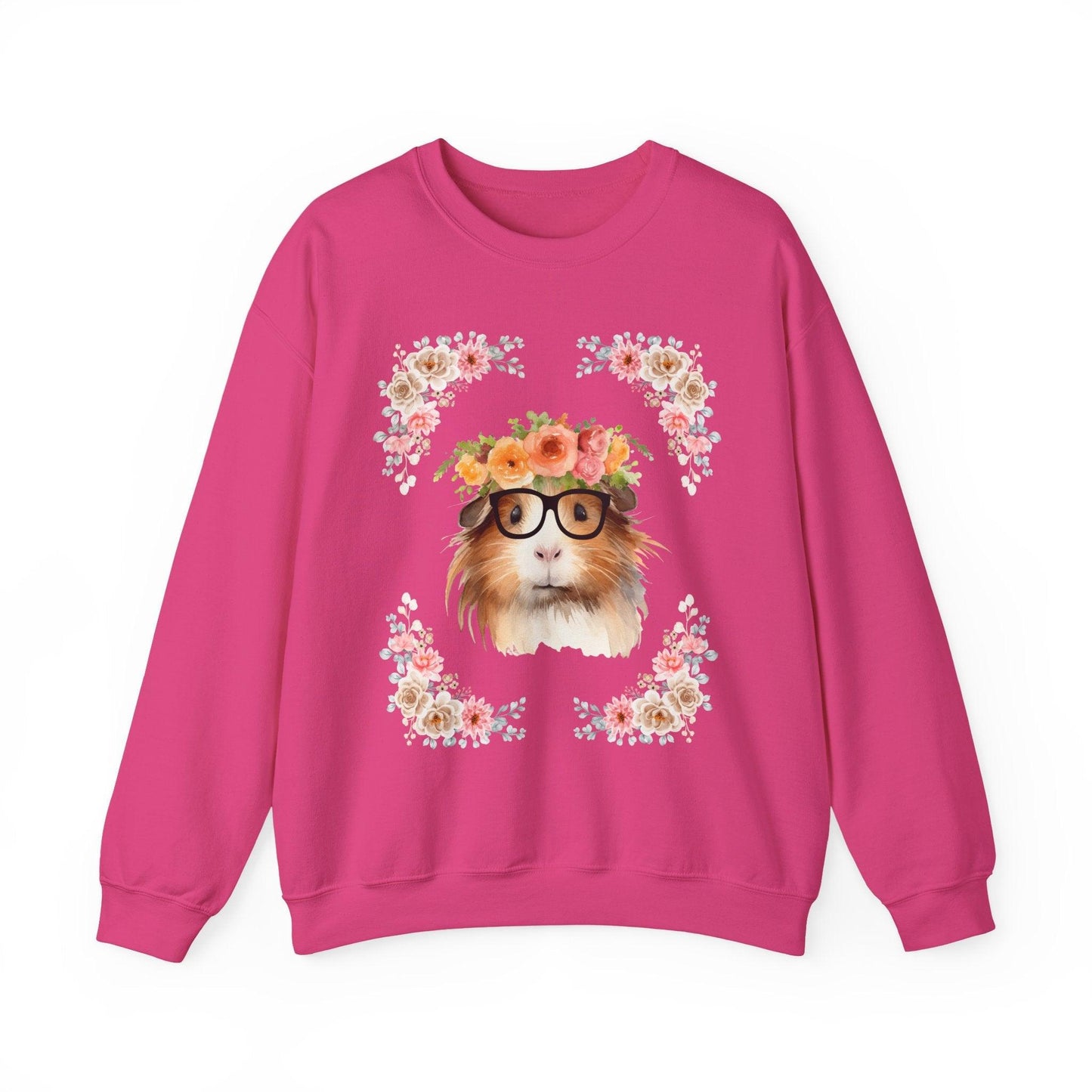 Geeky Goddess Guinea Pig Unisex Crewneck Sweatshirt