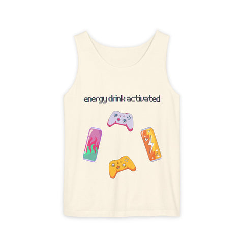 'Energy Drink Activated' Gamer Unisex Tank Top