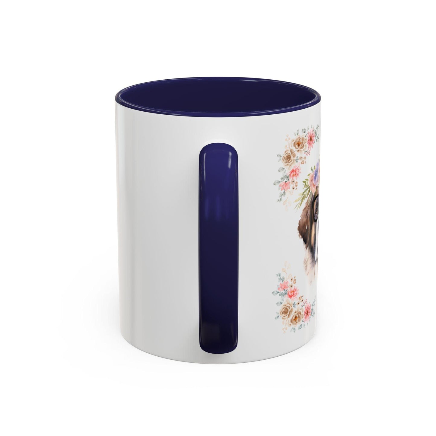 Geeky Goddess Saint Bernard Accent Coffee Mug