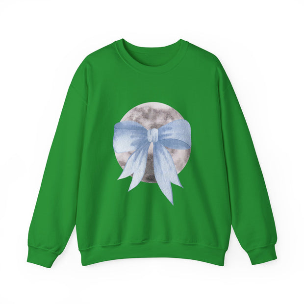 Moon Wrapped In A Bow Unisex Crewneck Sweatshirt