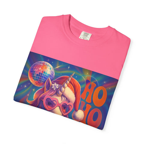 'Ho Ho Ho' Santa Unicorn Unisex T-shirt