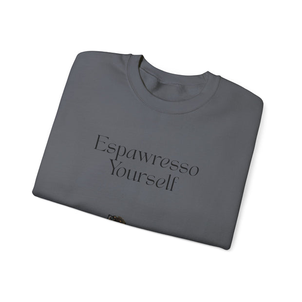 'Espawresso Yourself' Dachshund Unisex Crewneck Sweatshirt