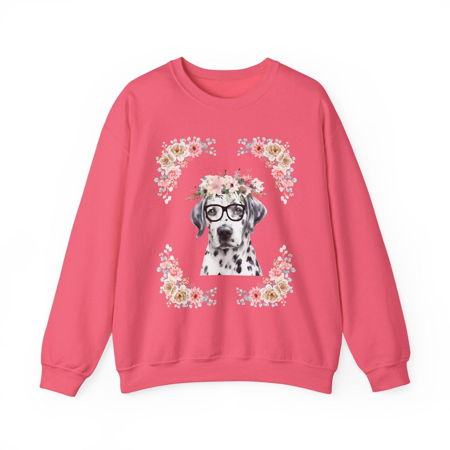 Geeky Goddess Dalmatian Unisex Crewneck Sweatshirt