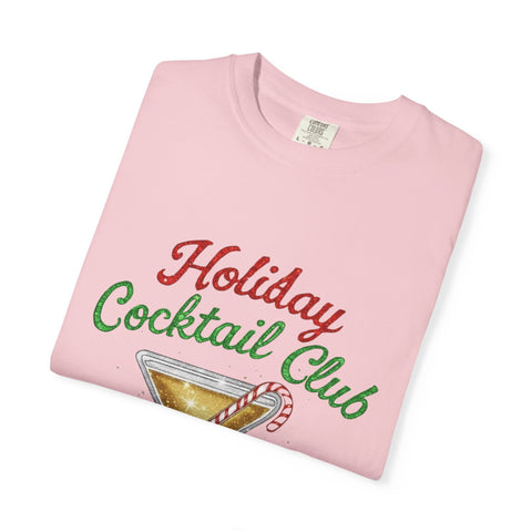 Holiday Cocktail Club T-Shirt | Let's Get Jolly Christmas Tee