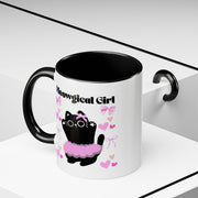 'Meowgical Girl' Accent Coffee Mug
