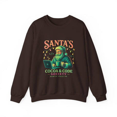 Santa's Cocoa & Code Society Crewneck Sweatshirt, Unisex Holiday Sweatshirt, Christmas Gift Sweatshirt, Cozy Winter Apparel, Festive [...]