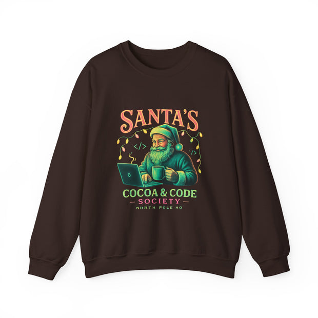 Santa's Cocoa & Code Society Crewneck Sweatshirt, Unisex Holiday Sweatshirt, Christmas Gift Sweatshirt, Cozy Winter Apparel, Festive [...]