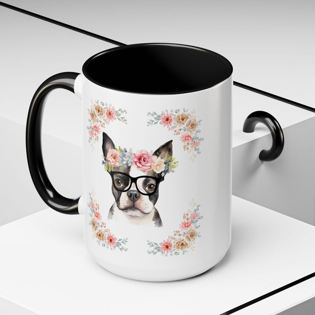 Geeky Goddess French Bulldog Accent Coffee Mug
