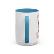 Geeky Goddess Dark Gray Cat Accent Coffee Mug