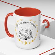 'Just One More Chapter' Accent Coffee Mug