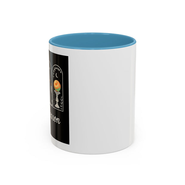 Spooky Season Yorkie Accent Coffee Mug