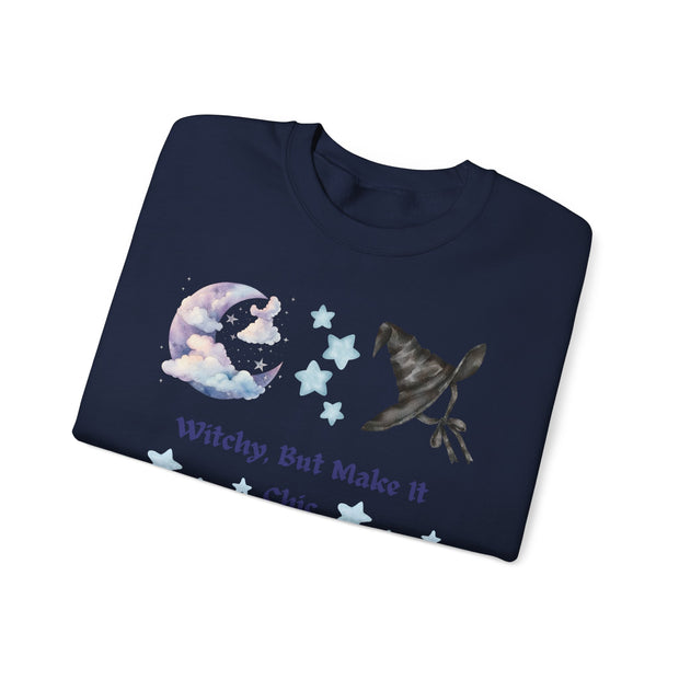'Witchy, But Make It Cute' Unisex Crewneck Sweatshirt