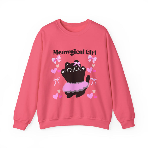 'Meowgical Girl' Unisex Crewneck Sweatshirt