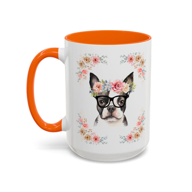 Geeky Goddess French Bulldog Accent Coffee Mug