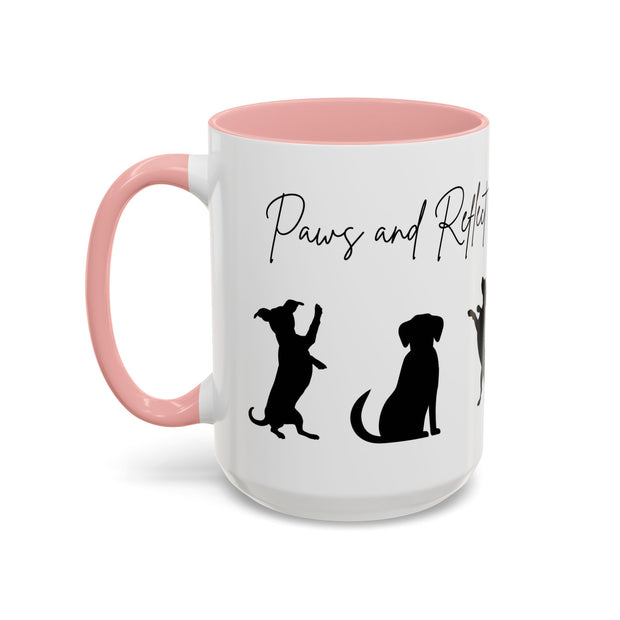 'Paws and Reflect' Dogs Accent Coffee Mug