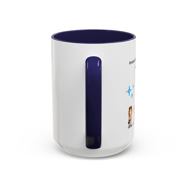 'Main Character Mode: Activated' Accent Coffee Mug