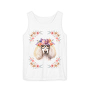 Geeky Goddess French Poodle Unisex Tank Top
